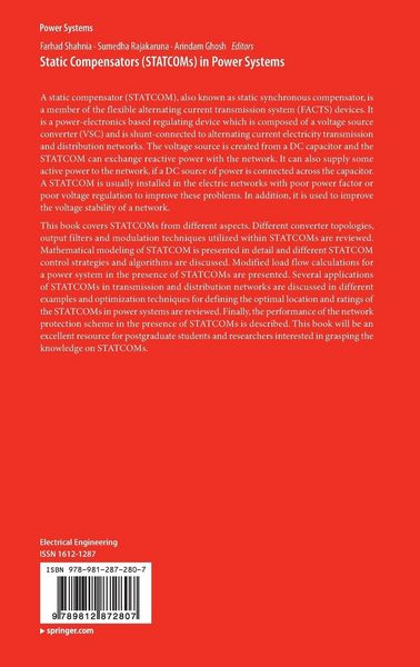 Produktbild: Static Compensators (STATCOMs) in Power Systems