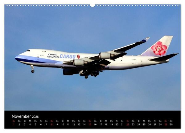 Produktbild: Internationale Frachtflugzeuge (Wandkalender 2026 DIN A2 quer), CALVENDO Monatskalender