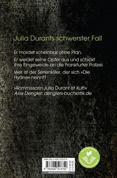 Produktbild: Die Hy&auml;ne / Julia Durant Band 15