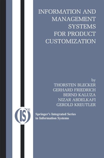 Produktbild: Information and Management Systems for Product Customization