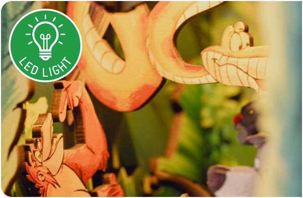 Produktbild: Book Nook DIY B&uuml;cherecke Disney Das Dschungelbuch