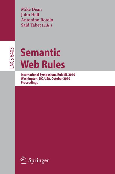 Produktbild: Semantic Web Rules