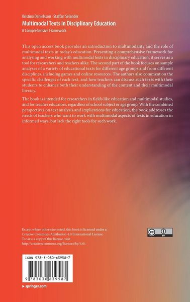 Produktbild: Multimodal Texts in Disciplinary Education