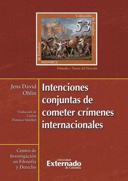 Produktbild: Intenciones conjuntas de cometer cr&iacute;menes internacionales