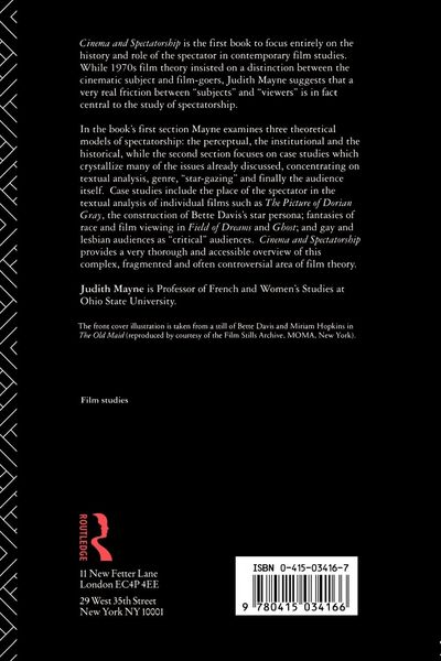 Produktbild: Cinema and Spectatorship