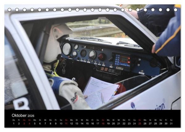 Produktbild: Asphalt und Schotter Rallye (Tischkalender 2026 DIN A5 quer), CALVENDO Monatskalender