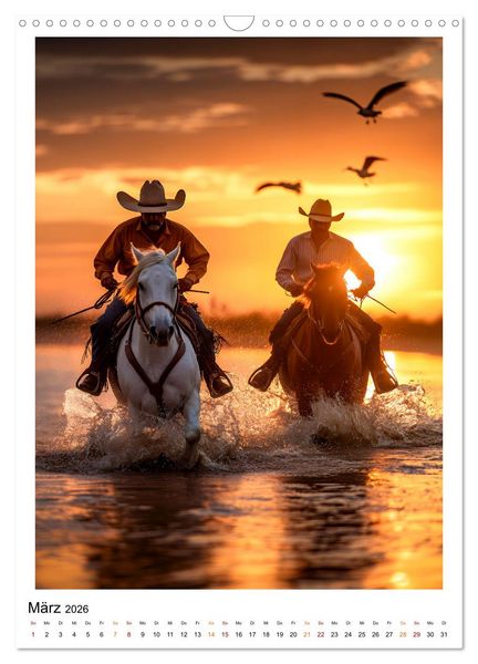 Produktbild: Faszination Reiten (Wandkalender 2026 DIN A3 hoch), CALVENDO Monatskalender