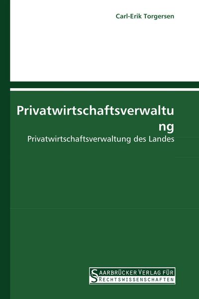 Produktbild: Privatwirtschaftsverwaltung