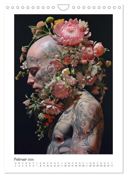 Produktbild: Auch M&auml;nner m&ouml;gen Blumen (Wandkalender 2026 DIN A4 hoch), CALVENDO Monatskalender