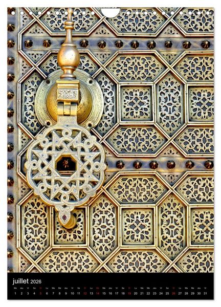 Produktbild: Collection MAROC RABAT (Calendrier mural 2026 DIN A4 horizontal), CALVENDO calendrier mensuel