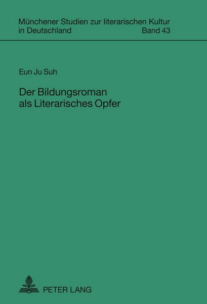 Produktbild: Der Bildungsroman als Literarisches Opfer