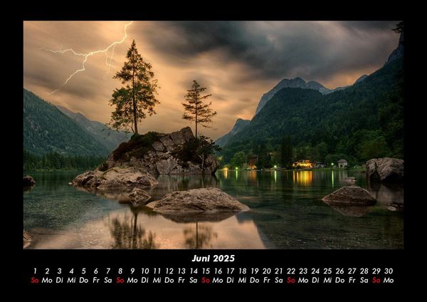 Produktbild: Bergige Welten 2025 Fotokalender DIN A3