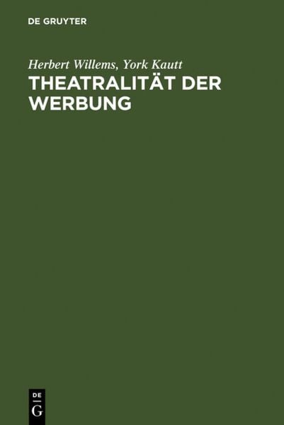 Produktbild: Theatralit&auml;t der Werbung