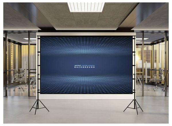 Produktbild: SpeaKa Professional SP-PST-314 Stativleinwand Bildformat: 16:9