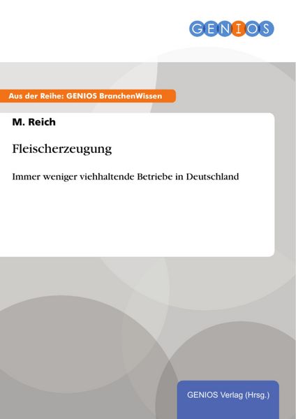 Produktbild: Fleischerzeugung