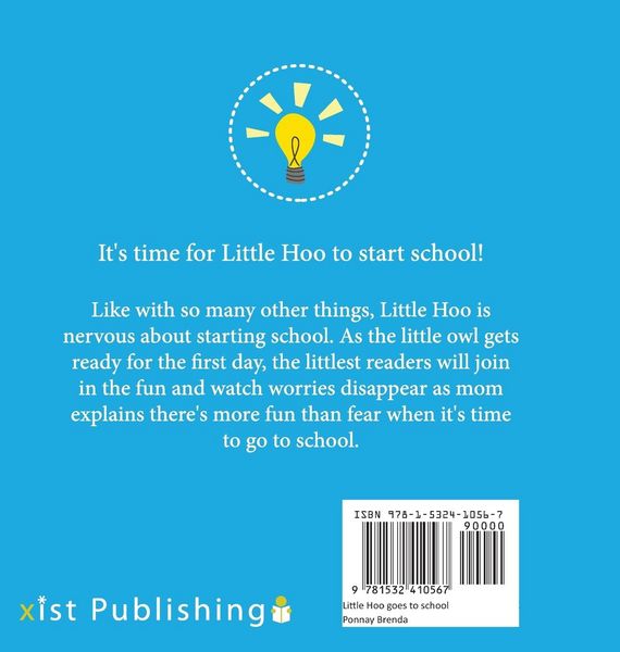 Produktbild: Little Hoo goes to school / El peque&ntilde;o b&uacute;ho va a la escuela