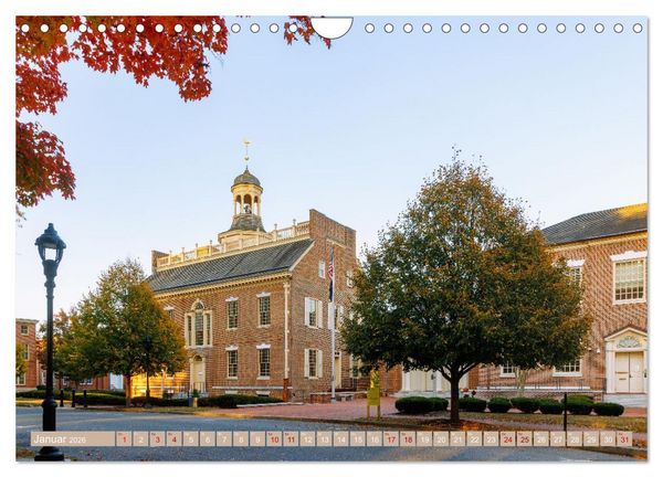 Produktbild: Delaware. Kleine Perle an der Ostk&uuml;ste der USA (Wandkalender 2026 DIN A4 quer), CALVENDO Monatskalender