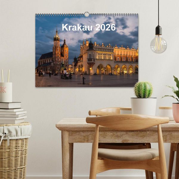 Produktbild: Krakau - die sch&ouml;nste Stadt Polens (Wandkalender 2026 DIN A3 quer), CALVENDO Monatskalender