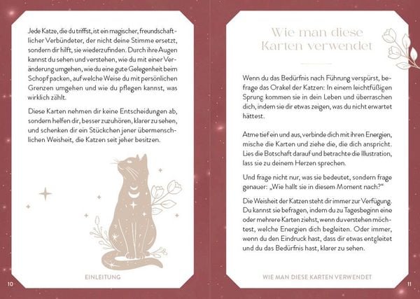 Produktbild: Orakel-Kartenset: Katzen-Orakel