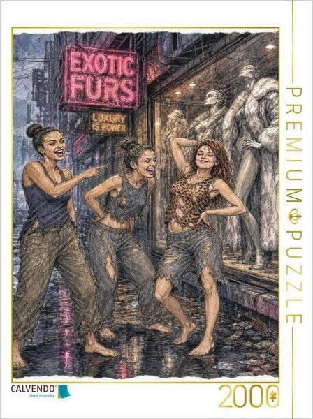 CALVENDO Puzzle Haute Couture der Straße | 2000 Teile Lege-Größe 90 × 67 cm Foto-Puzzle für glückliche Stunden