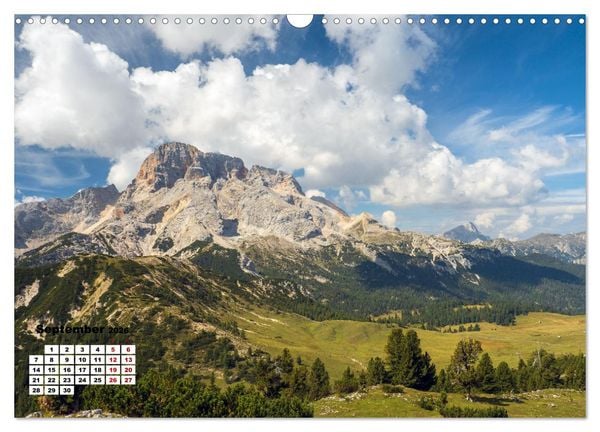 Produktbild: Berggipfel der Dolomiten (Wandkalender 2026 DIN A3 quer), CALVENDO Monatskalender
