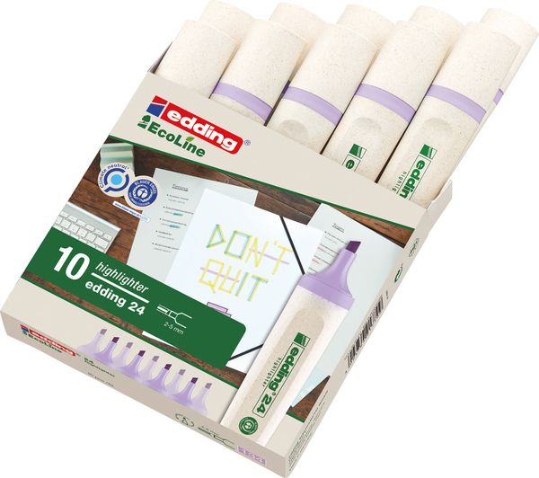 Edding Textmarker e-24 EcoLine pastellviolett