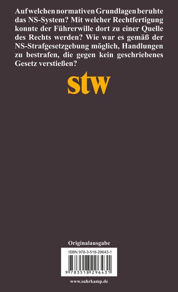 Produktbild: Rechtfertigungen des Unrechts