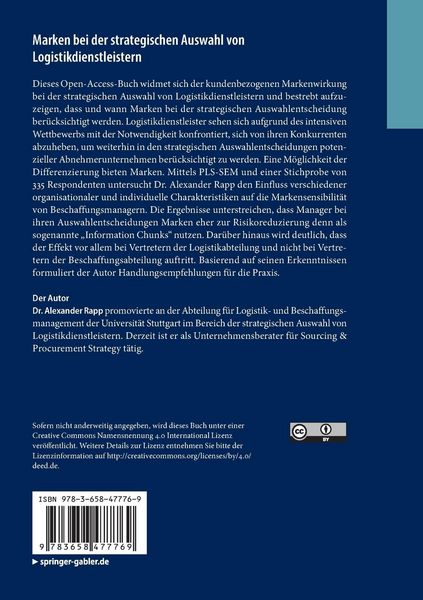 Produktbild: Marken bei der strategischen Auswahl von Logistikdienstleistern