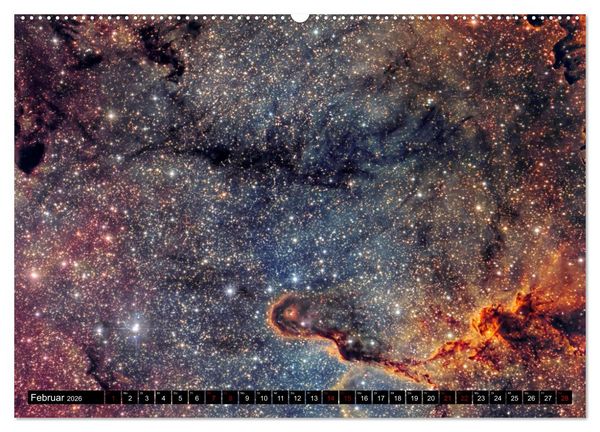 Produktbild: Deepsky 2026 (Wandkalender 2026 DIN A2 quer), CALVENDO Monatskalender