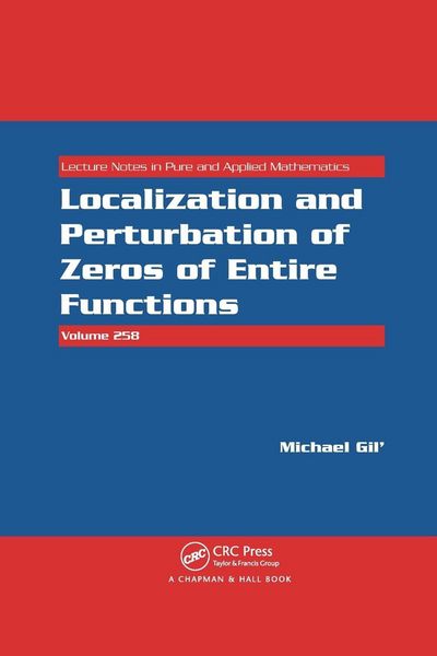 Produktbild: Localization and Perturbation of Zeros of Entire Functions