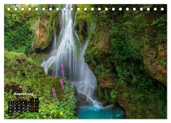Produktbild: Naturwunder Plitvicer Seen (Tischkalender 2026 DIN A5 quer), CALVENDO Monatskalender