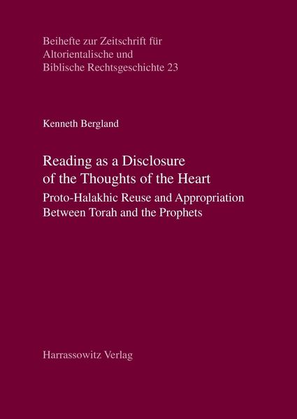 Produktbild: Reading as a Disclosure of the Thoughts of the Heart