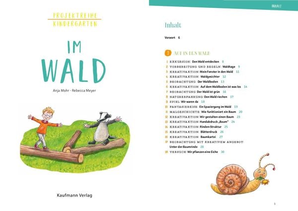 Projektreihe Kindergarten - Im Wald