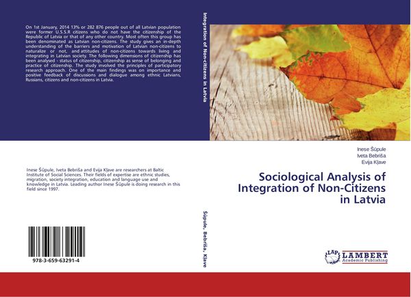 Produktbild: Sociological Analysis of Integration of Non-Citizens in Latvia