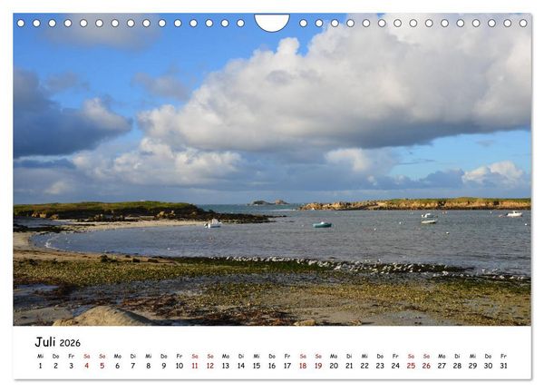 Produktbild: Bretagne. D&eacute;partement Finist&egrave;re - C&ocirc;te des Abers (Wandkalender 2026 DIN A4 quer), CALVENDO Monatskalender