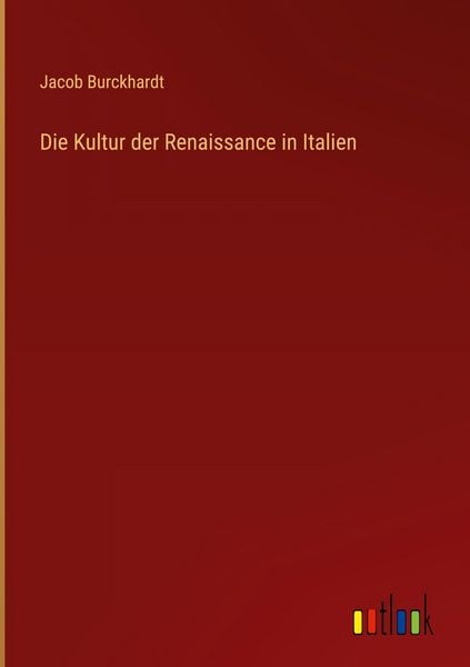 Produktbild: Die Kultur der Renaissance in Italien