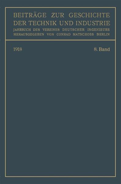 Produktbild: Beitr&auml;ge zur Geschichte der Technik und Industrie