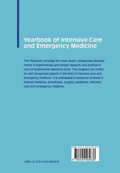 Produktbild: Yearbook of Intensive Care and Emergency Medicine 1993