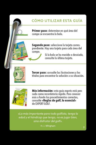 Produktbild: Reglas de golf EXPR&Eacute;S