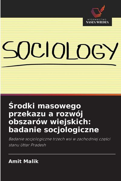 Produktbild: &iquest;rodki masowego przekazu a rozw&oacute;j obszar&oacute;w wiejskich: badanie socjologiczne