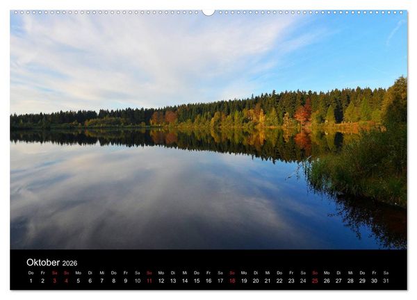 Produktbild: Rund um den Ochsenkopf (hochwertiger Premium Wandkalender 2026 DIN A2 quer), Kunstdruck in Hochglanz