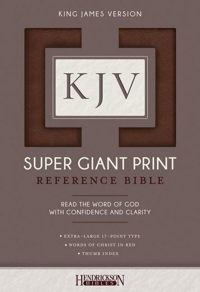 Produktbild: KJV Super Giant Print Bible