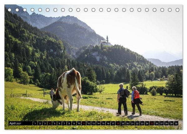 Produktbild: Faszination Allg&auml;u (Tischkalender 2027 DIN A5 quer), CALVENDO Monatskalender