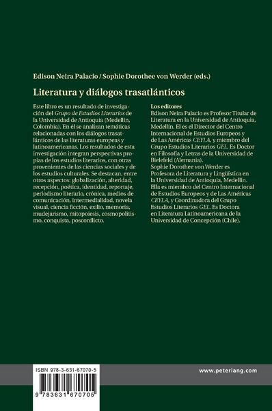 Produktbild: Literatura y di&aacute;logos trasatl&aacute;nticos