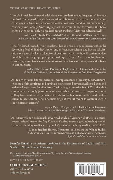 Produktbild: Reading Victorian Deafness