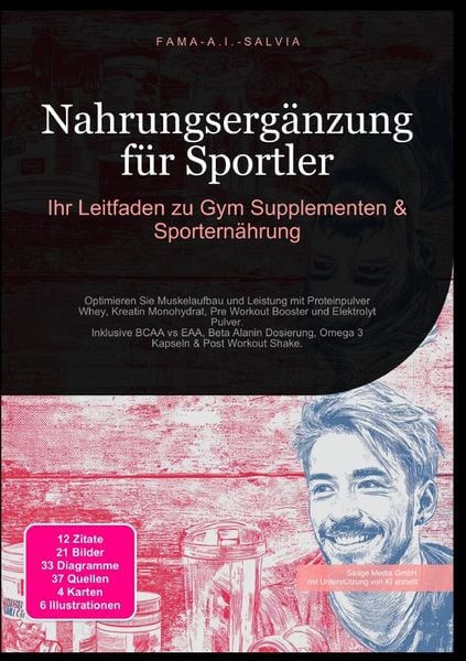 Nahrungsergänzung für Sportler: Ihr Leitfaden zu Gym Supplementen & Sporternährung, Taschenbuch von Fama A.I. Salvia, Epubli, 9783565038947