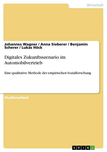 Produktbild: Digitales Zukunftsszenario im Automobilvertrieb