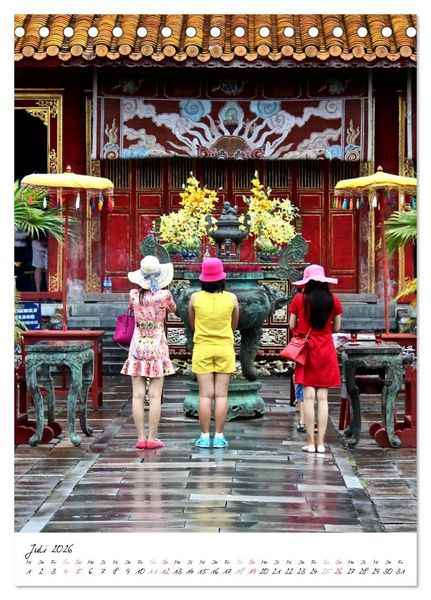 Produktbild: Leben in Vietnam 2026 (Tischkalender 2026 DIN A5 hoch), CALVENDO Monatskalender