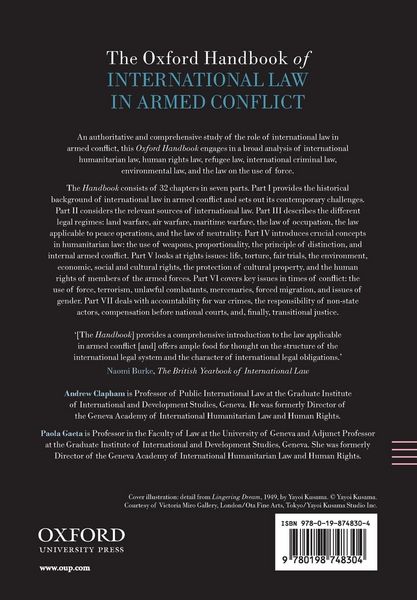 Produktbild: The Oxford Handbook of International Law in Armed Conflict