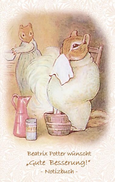 Produktbild: Beatrix Potter w&uuml;nscht "Gute Besserung!" Notizbuch ( Peter Hase )